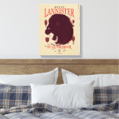 House Lannister - Hören Sie mich Roar Leinwanddruck (Insitu (Schlafzimmer))