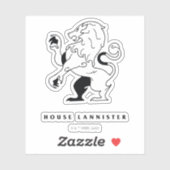 House Lannister Icon Aufkleber (Blatt)