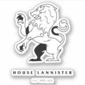 House Lannister Icon Aufkleber (Vorderseite)