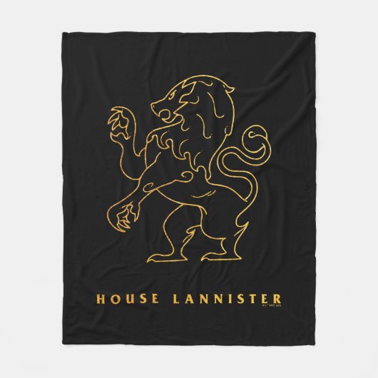 House Lannister Icon Fleecedecke (Vorderseite)
