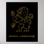 House Lannister Icon Poster (Vorne)