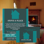 House Logo, Chimney Sweep Service Flyer<br><div class="desc">House Logo,  Kamin Sweeping Service Werbung Flyer durch den Business Card Store.</div>