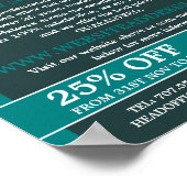 House Logo, Chimney Sweep Service Poster (Ecke)