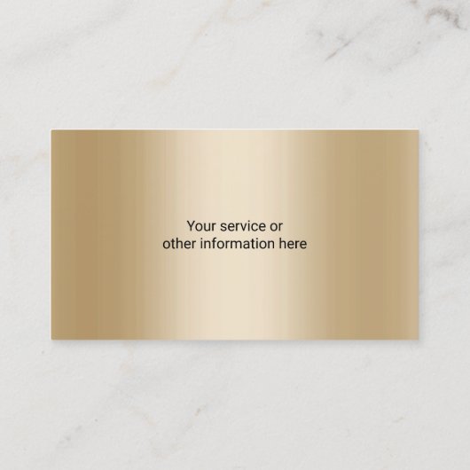 House Logo Real Anwesen Agent Gold Realtor Foto Visitenkarte (Rückseite)