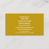 House-Logo, Realtor, Anwesen Agent Business Card Visitenkarte (Rückseite)