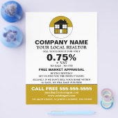 House-Logo, Realtor, Anwesen-Agent-Werbung Flyer (Einzeln)