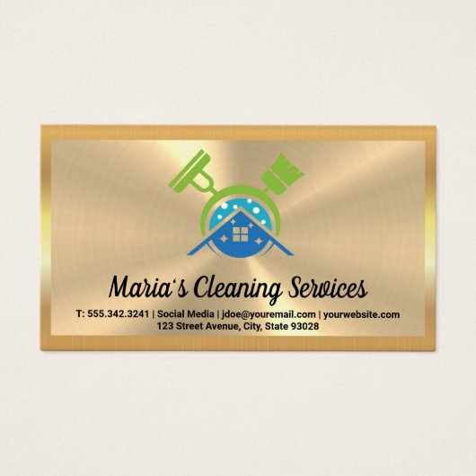 House Maid-Logo | Reinigungsmittel (Vorderseite)