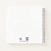 House Martins Collage Cust. Vogelbeobachtung Notizblock (Rückseite)