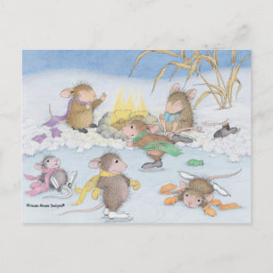 House-Mouse Designs® - Christmas Postcards Feiertagspostkarte