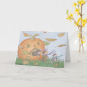 House-Mouse Designs® - Halloween-Notecards Karte (Gelbe Blume)