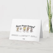 House-Mouse Designs® - Karte (Rückseite)