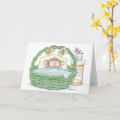 House-Mouse Designs® - Karte (Gelbe Blume)
