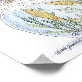 House-Mouse Designs® - Wall Art Poster (Ecke)