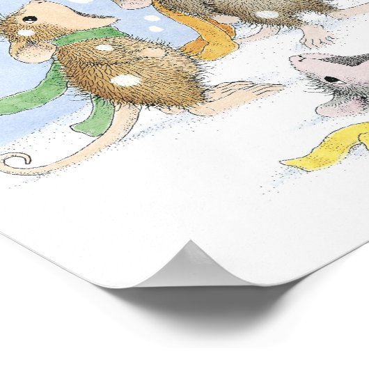 House-Mouse Designs® - Wall Art Poster (Ecke)