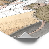 House-Mouse Designs® - Wall Art Poster (Ecke)