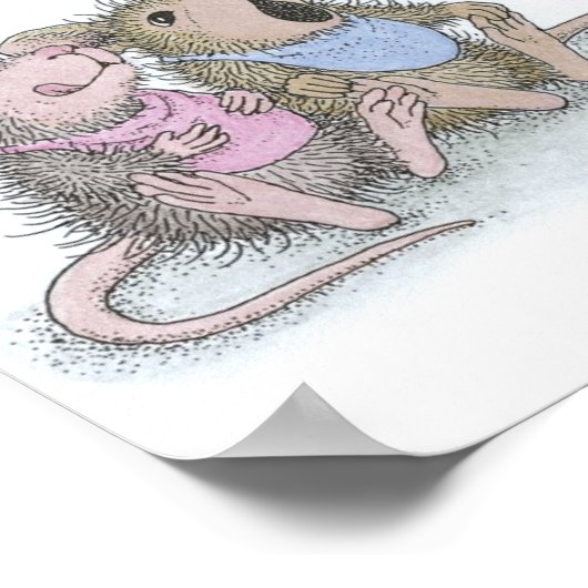 House-Mouse Designs® - Wall Art Poster (Ecke)