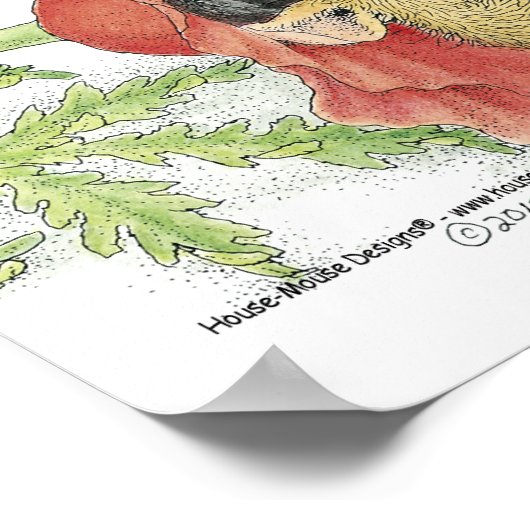 House-Mouse Designs® - Wall Art Poster (Ecke)