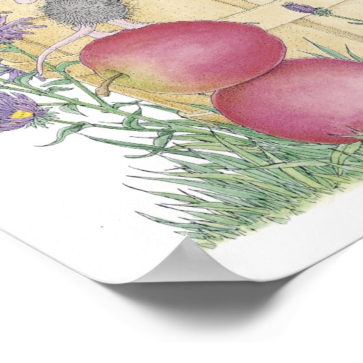 House-Mouse Designs® - Wall Art Poster (Ecke)