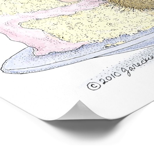 House-Mouse Designs® - Wall Art Poster (Ecke)