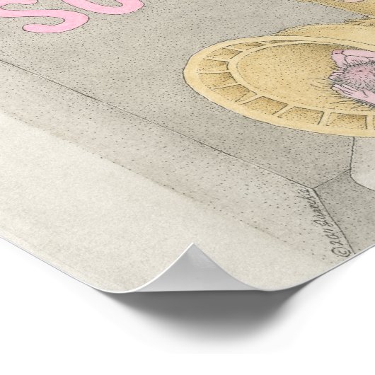 House-Mouse Designs® - Wall Art Poster (Ecke)