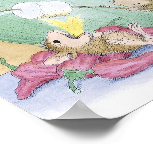 House-Mouse Designs® - Wall Art Poster (Ecke)