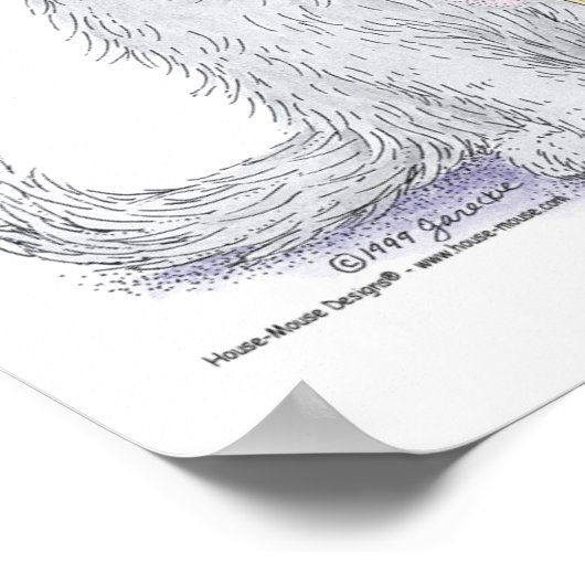 House-Mouse Designs® - Wall Art Poster (Ecke)