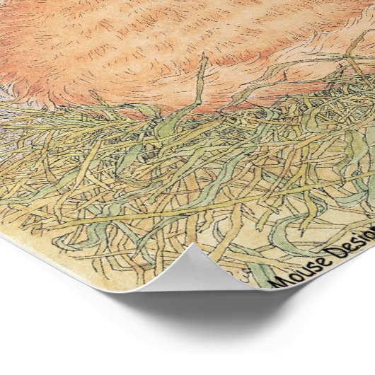 House-Mouse Designs® - Wall Art Poster (Ecke)