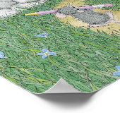 House-Mouse Designs® - Wall Art Poster (Ecke)