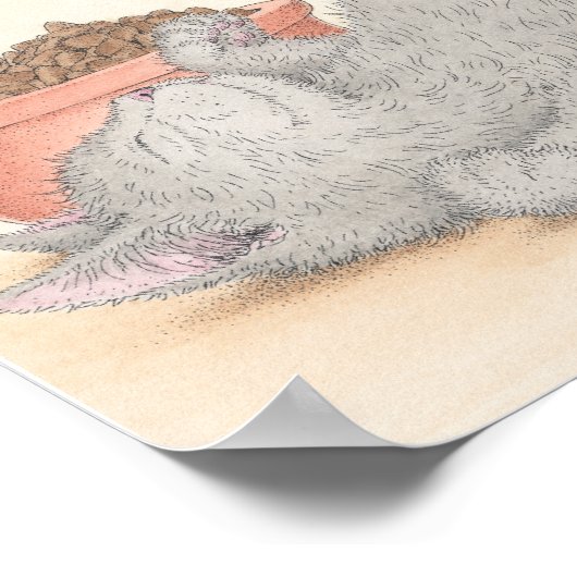 House-Mouse Designs® - Wall Art Poster (Ecke)