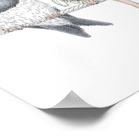 House-Mouse Designs® - Wall Art Poster (Ecke)