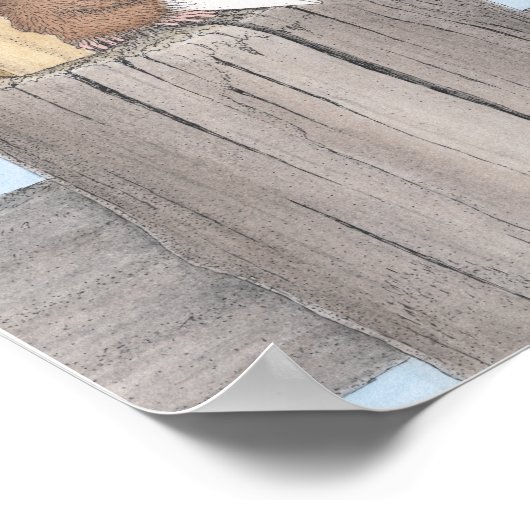 House-Mouse Designs® - Wall Art Poster (Ecke)