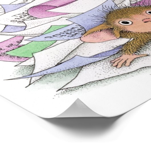 House-Mouse Designs® - Wall Art Poster (Ecke)