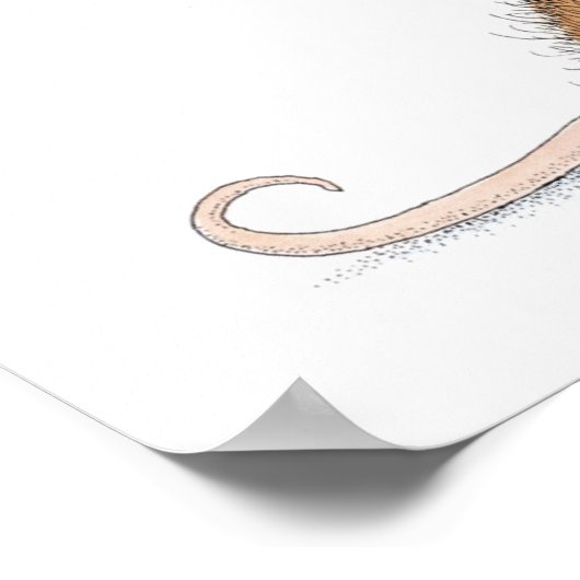 House-Mouse Designs® - Wall Art Poster (Ecke)