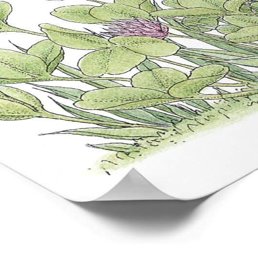 House-Mouse Designs® - Wall Art Poster (Ecke)