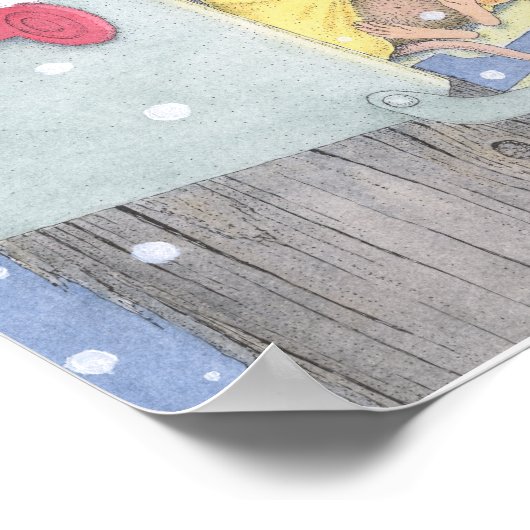 House-Mouse Designs® - Wall Art Poster (Ecke)