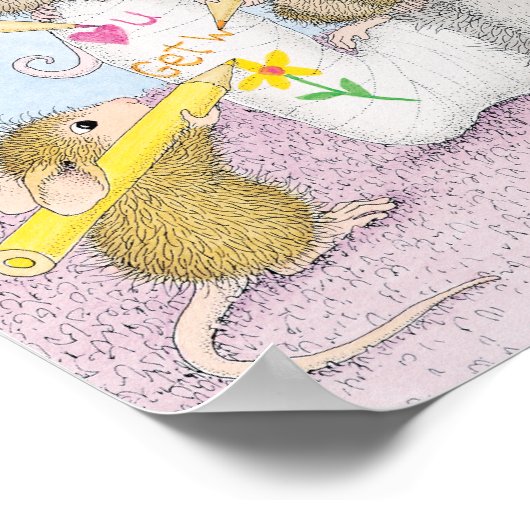 House-Mouse Designs® - Wall Art Poster (Ecke)