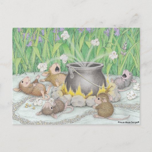 House-Mouse Designs® - Weihnachts-Postkarten Feiertagspostkarte (Vorderseite)