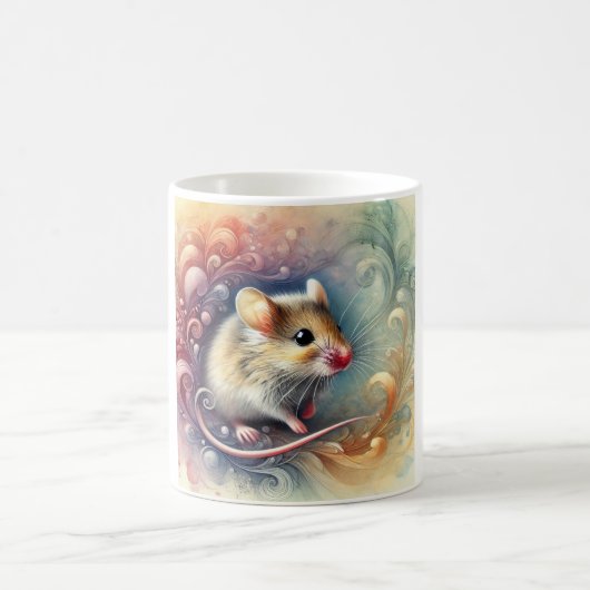 House Mouse in the Morning Light 260824AREF121 - W Kaffeetasse (Mittel)