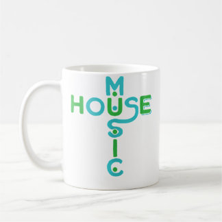 House Music Edm Rave Dj House Kaffeetasse