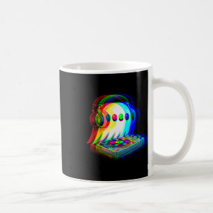 House Music Ghost Dj Optical Illusion Edm Hallowee Kaffeetasse
