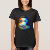 House Music Ghost Dj Optical Illusion Edm Hallowee T-Shirt (Vorderseite)