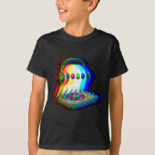 House Music Ghost Dj Optical Illusion Edm Hallowee T-Shirt (Vorderseite)