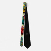 House Music Necktie Deejay Apparel Zubehör Krawatte (Rückseite)