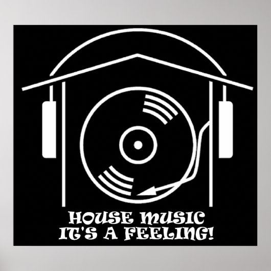 House Music Poster (Vorne)