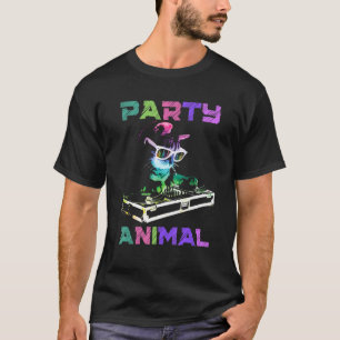 House Music Rave Katze Party Tier Kätzchen Dj Juge T-Shirt