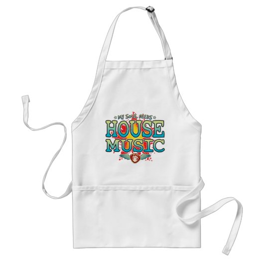 House Music Soul Schürze (Vorne)