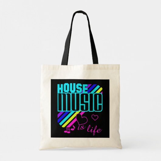 House Music Tragetasche (Rückseite)
