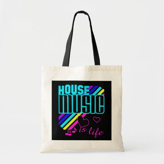 House Music Tragetasche (Vorne)