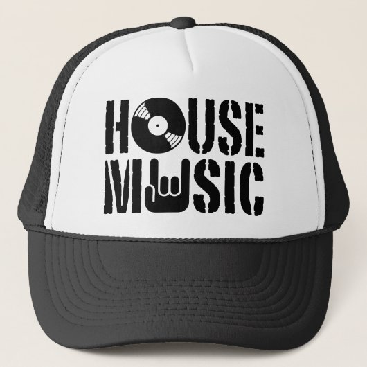 House Music Truckerkappe (Vorderseite)