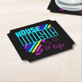 House Music Untersetzer (angewinkelt)